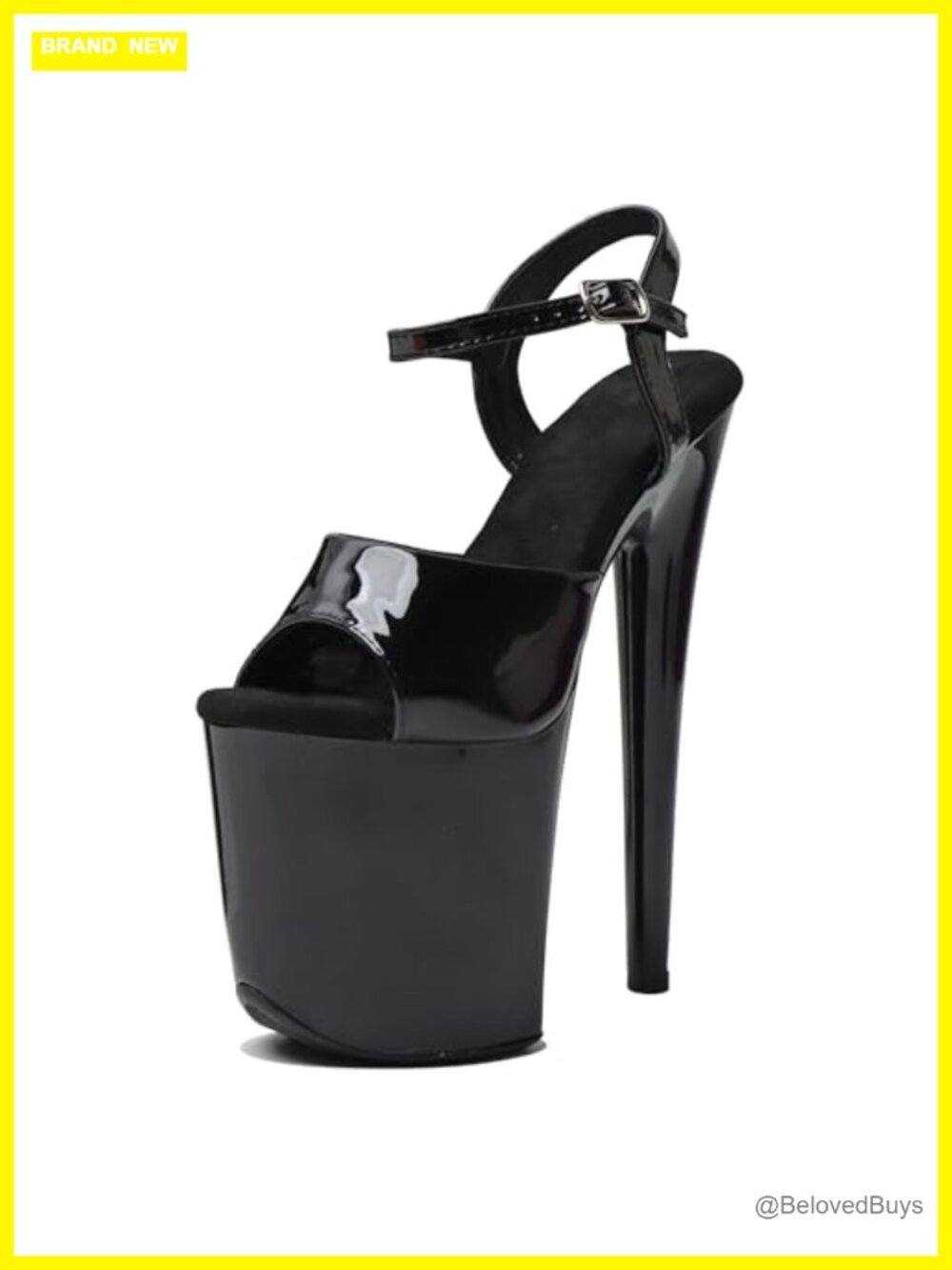 Platform Sandal Heels Ankle Strap 8in Stiletto Exotic Pole Dance Shoes